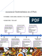Influencia Gastronómica en El Perú