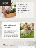 Plants and Livestock Weather Relationship PDF