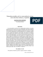 Naturaleza Jurídica de La Venta Judicial A La Luz de La Doctrina Italiana y Española de Murga