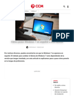 Cómo Poner Windows 7 en Español U Otro Idioma