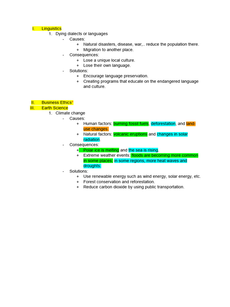 Outline - Writing | PDF