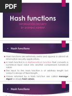 Chap 3 Hash Functions