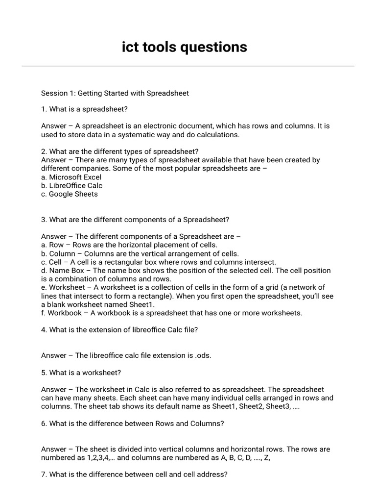 Spreadsheet Pdf Spreadsheet Worksheet