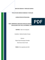 Depresión e Ideación Suicida