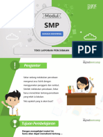 Bahasa Indonesia - 9SMP - Teks Laporan Percobaan