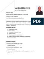 CV Alberto Maldonado Massoni