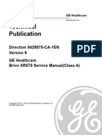 Technical Publication: Direction 5429575-CA-1EN GE Healthcare Brivo XR575 Service Manual (Class A)