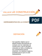 HERRAMIENTAS EN LA CONSTRUCCION