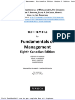 Test Bank For Fundamentals of Management 9th Canadian Edition Stephen P Robbins David A Decenzo Mary A Coulter Ian Anderson