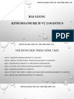 Kinh Doanh Dịch Vụ Logistics - Bài 2