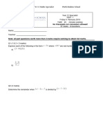 2019 Mod Maths Specialist Complex Test