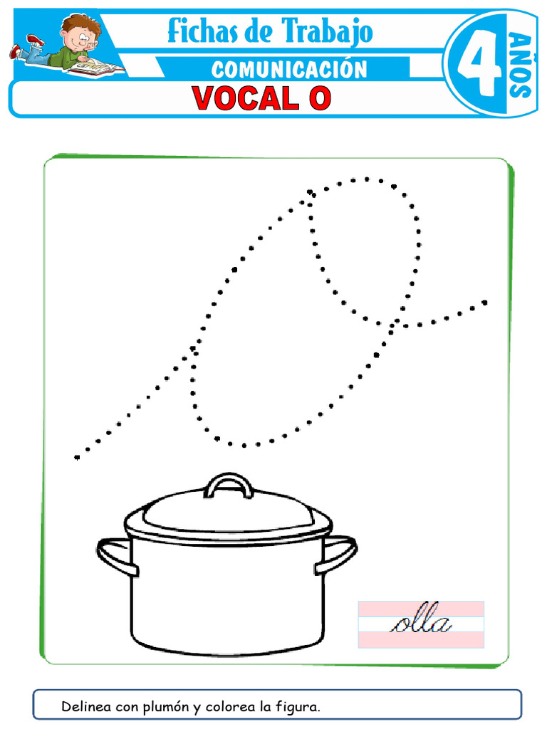 Actividades para aprender la vocal O | PDF | Artes del Lenguaje y ...
