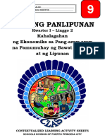 AP9 - Q1 - CLAS2 - Kahalagahan NG Ekonomiks Sa Pang Araw Araw Na Pamumuhay. Orocio Converted RHEA ANN NAVILLA