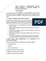 Declaración Sugerida de Renta y Complementario Personas Naturales