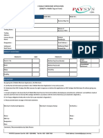 E Wallet Merchant Application Form - 2021 BSN