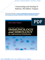 Test Bank For Immunology and Serology in Laboratory Medicine 4th Edition Turgeon