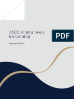 ANZCA Training Handbook
