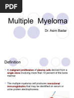 Overview of Multiple Myeloma | PDF | Multiple Myeloma | Lymphocyte
