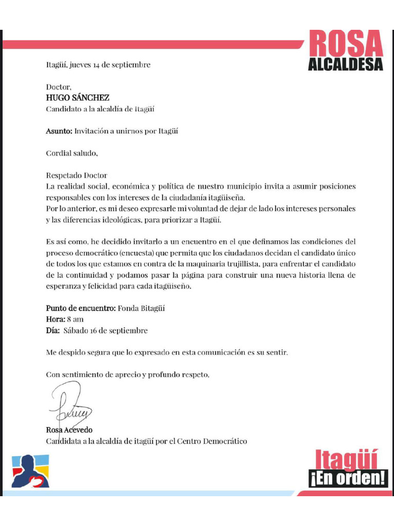 Carta Candidata | PDF