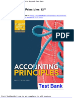 Accounting Principles 12th Edition Weygandt Test Bank