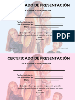 Certificado Niño y Niña Presentacion Iglesia Adventista Ministerioinfantil