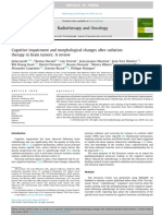 Cognitive Impairment and Radiation Therapy