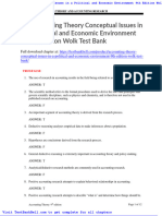 Accounting Theory Conceptual Issues in A Political and Economic Environment 9th Edition Wolk Test Bank