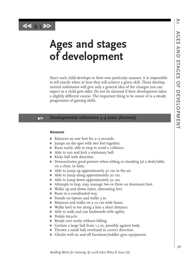 Child Development Milestones 3-6 Years | PDF | Concept | Imitation