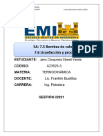 5Δ: 7.5 Bombas de calor 7.6 Licuefacción y procesos