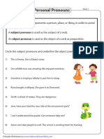 Circle Personal Pronouns