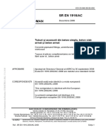 Standard Roman SR EN 1916/AC: Tuburi Şi Accesorii Din Beton Simplu, Beton Slab Armat Şi Beton Armat