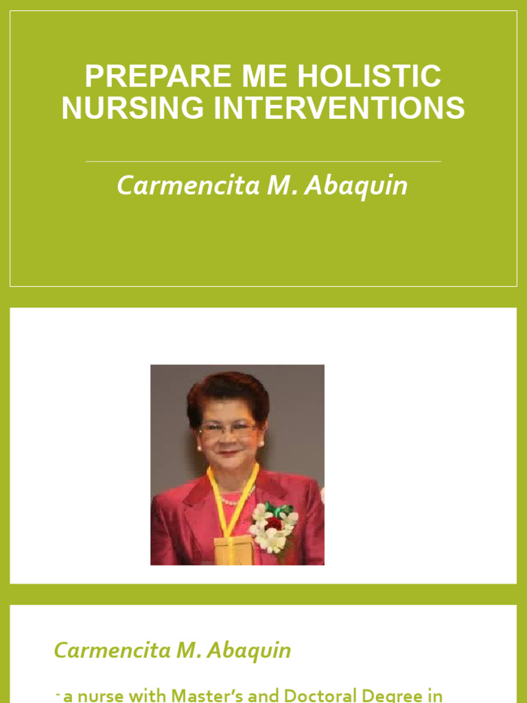 Holistic Nursing Interventions For Adhd