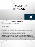 A Seawater Fish Tank