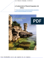 Solution Manual For Fundamentals of Physical Geography 2nd Edition