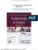 Solution Manual For Fundamentals of Taxation 2018 11th Edition by Cruz