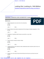 Test Bank For Looking Out Looking in 14th Edition