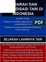 Sejarah Tari