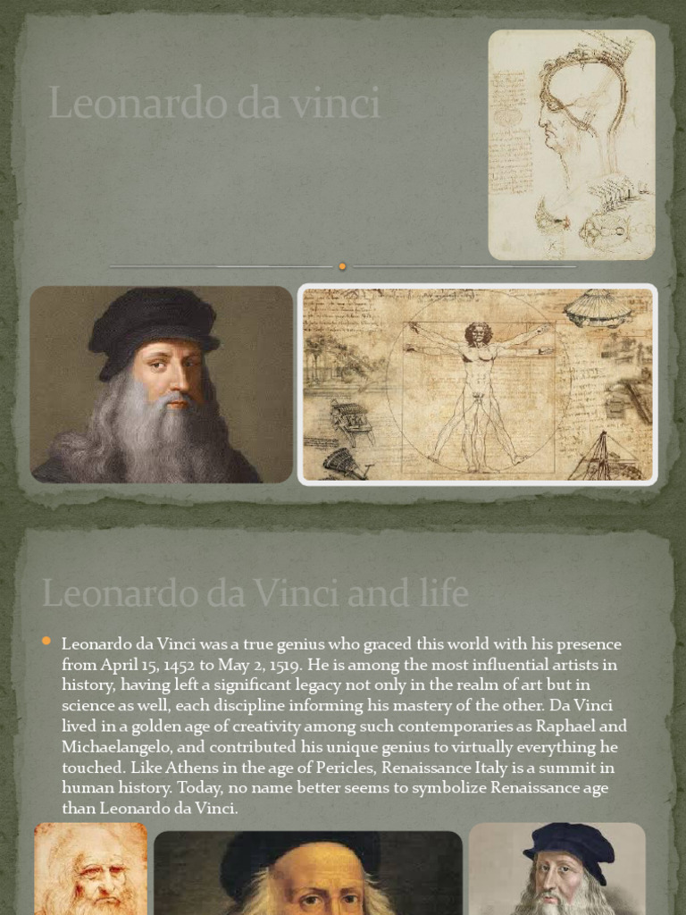 Leonardo Da Vinci PDF Leonardo Da Vinci