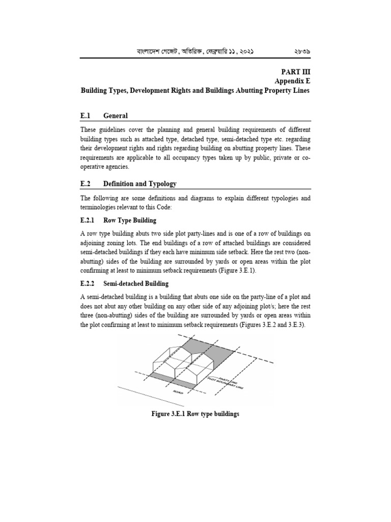 Building Types, Development Rights and Buildings Abutting Property ...