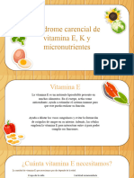 Sindrome Carencial Vitamina E, K y Micronutrientes, Annisseh Massis
