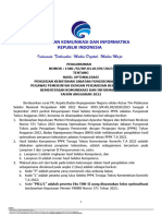 1580 - Pengumuman Hasil Optimalisasi Pengisian Kebutuhan JF Teknis PPPK Kominfo TA 2022