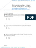 Test Bank For Microeconomics 22nd Edition Campbell Mcconnell Stanley Brue Sean Flynn