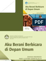 Buku BINDO A-12 Aku Berani Bicara Di Depan Umum-Sip