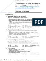 Test Bank For Microeconomics For Today 8th Edition by Tucker