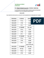 Horarios Provisionales 23 24 Web 2