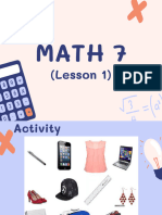 Math 7 Lesson1 Sets