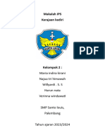 Makalah IPS Kerajaan Kediri: Maria Indira Kirani Najua Tri Himawah Willyardi - S. S Harun Nata Verinna Windawati