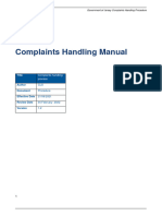 Complaints Handling Manual Redacted 20220202