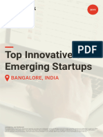 Top Innovative & Emerging Startups Report