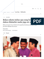 Bekas Sekutu Imbas Apa Yang Berlaku, Dakwa Mahathir Mahu Jaga Air Muka Anwar - MalaysiaNow